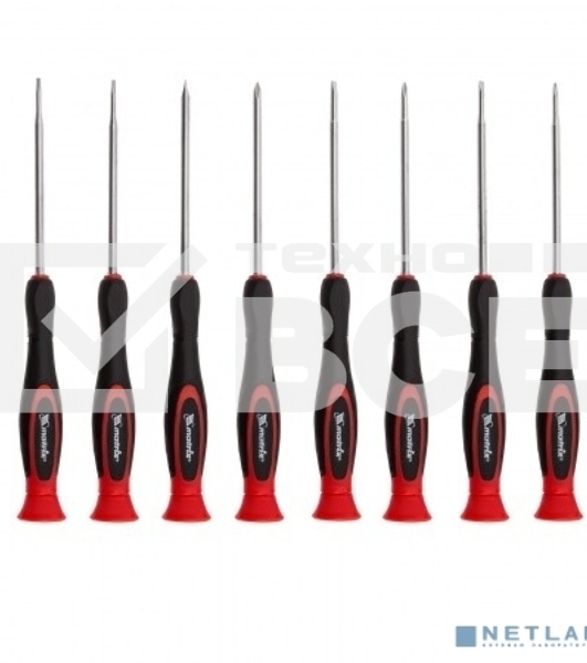 Набор отверток Matrix для точных работ универсальный, 8 шт., Crv