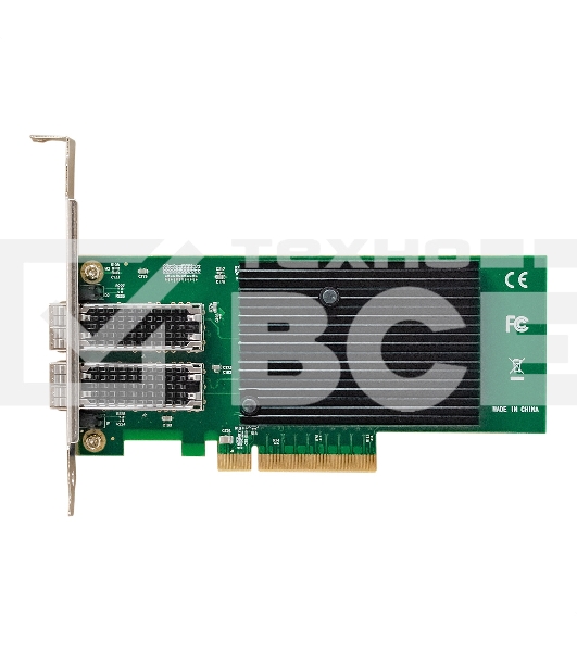 Сетевой адаптер ExeGate EXE-X710-2SFP+ (PCI-E x8 v.3, порты 2x SFP+, Dual 10Gb/s, Server NIC Chipset Intel FTXL710)