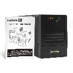 Источник бесперебойного питания ExeGate Power NB-600.LED.AVR.2SH (600VA/360W, LED, AVR, 2*Schuko, батарея 12V 7.2Ah, Black), фото8