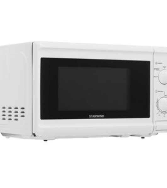 Микроволновая печь Starwind SWM5920 белый, 20 л, 700 Вт, переключатели - поворотный механизм