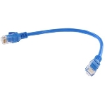 Патч-корд медный UTP Cablexpert PP10-0.25M/B cat.5e, 0.25 м, литой, многожильный, синий, фото5