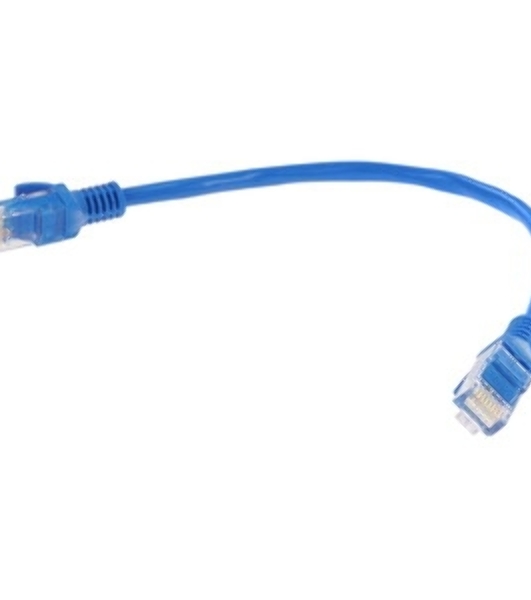 Патч-корд медный UTP Cablexpert PP10-0.25M/B cat.5e, 0.25 м, литой, многожильный, синий