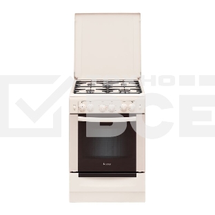 Плита газовая Gefest ПГ 6100-02 0167 бежевый, конфорок 4 шт, духовка 52 л, 60 см x 85 см x 60 см