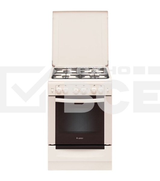 Плита газовая Gefest ПГ 6100-02 0167 бежевый, конфорок 4 шт, духовка 52 л, 60 см x 85 см x 60 см