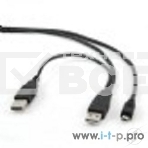Кабель Gembird/Cablexpert CCP-USB22-AM5P-3 USB 2.0 Pro Кабель , 2xAM/miniBM 5P, 0.9м, экран, черный , фото2