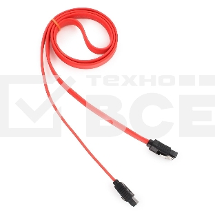 Кабель интерфейсный SATAIII Cablexpert CC-SATAM-DATA-0.8M, 80см, 7pin/7pin, защелка, пакет
