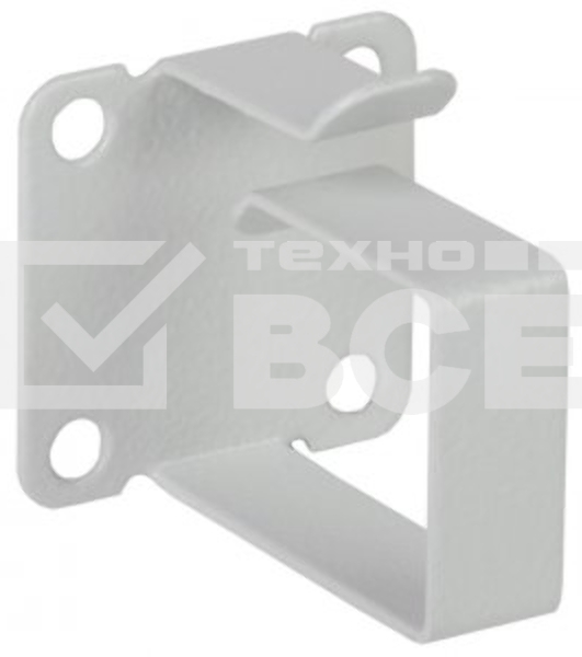 Кольцо кабельное ITK 50x44 мм с площадкой (компл. 4шт), серое