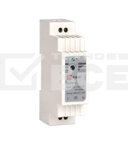 Блок питания 24В DR-15W-24 PROxima EKF dr-15w-24