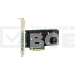 Адаптер HBA SAS 9400-16i SGL (05-50008-00), PCIe 3.1 x8 LP, Tri-Mode SAS/SATA/NVMe 12G HBA, 16port(2*int SFF8643), 3416 IOC, фото 1