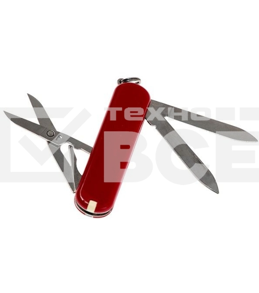 Нож перочинный Victorinox Wenger (0.6423.91) 65мм 7 функций красный карт.коробка