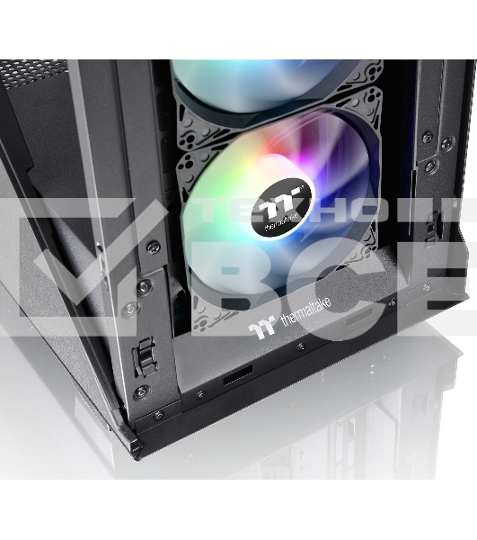 Компьютерный корпус Thermaltake V350 TG ARGB AIR черный без БП ATX 2x120mm 2x140mm 2xUSB2.0 1xUSB3.0 audio bott PSU