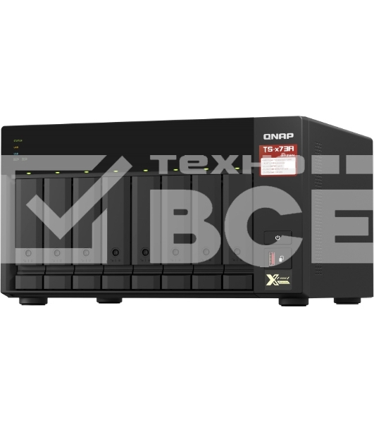 Сетевое хранилище без дисков SMB QNAP TS-873A-8G NAS, 8 trays 3,5