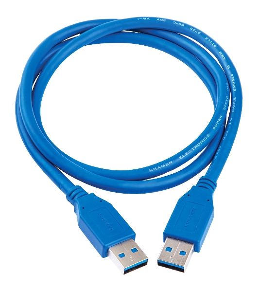 Кабель Kramer C-USB3/AA-3 USB-A 3.0 вилка-вилка, 0,9 м