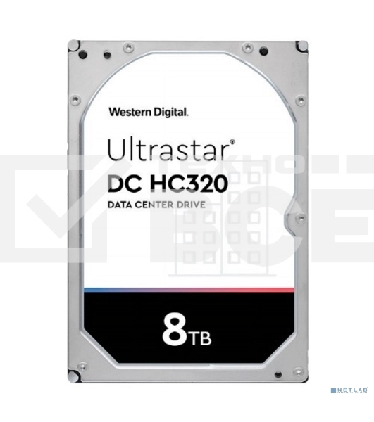 Жесткий диск для сервера WD/HGST Ultrastar 7K8 (3.5’’, 8TB, 256MB, 7200 RPM, SAS 12Gb/s, 512E SE), SKU: 0B36400