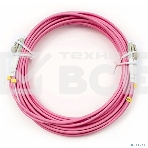 Шнур оптический Cabeus FOP-50-OM4-LC-LC-5m duplex LC-LC 50/125 мм OM4 5м LSZH, фото 1