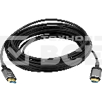 Кабель аудио-видео Digma HDMI (m)/HDMI (m) 10м. позолоч.конт. черный (HDMI-AOC2.1-10), фото3