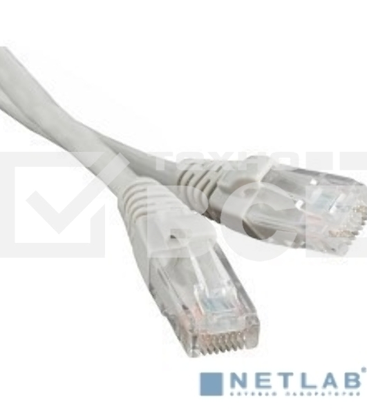 Патч-корд PC-LPM-UTP-RJ45-RJ45-C6-15M-LSZH-GY Патч-корд U/UTP, Cat.6, LSZH, 15 м, серый