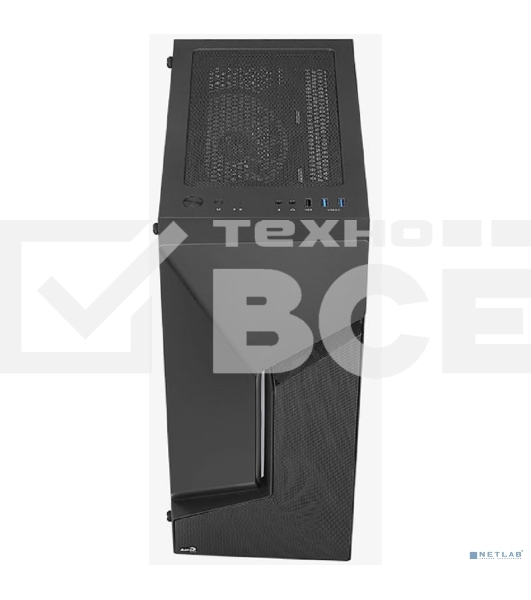 Компьютерный корпус MidiTower Aerocool / Formula SCAPE-G-BK-v2 ATX Black 2x140mm FRGB fan + 1*120mm FRGB fan (4711099471546)