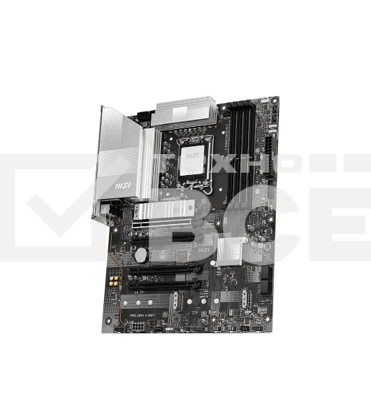 Материнская плата MSI PRO Z890-S WIFI, LGA 1851, Intel Z890, 4xDDR5, 4xSATA, 3xM.2, 1xPCIe 5.0 x16, 2xPCIe 4.0 x4, 1xHDMI, 1xDP, 1xUSB-C Thunderbolt 4, 1xUSB-C 3.2 Gen 2x2, 1x 2.5Gb LAN, 6xUSB-A 3.2 Gen 1, 3x3.5 мм, 7.1, ATX