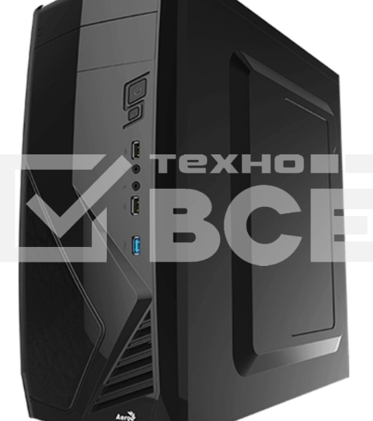 Компьютерный корпус Miditower Aerocool/Formula Cs-1102 черный ATX/micro ATX / mini ITX, USB 3.0 (без БП) 58133