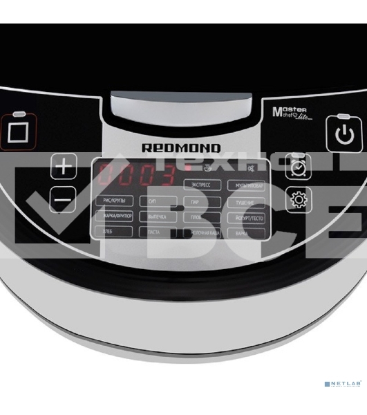 Мультиварка Redmond RMC-M4516 черный/серебристый