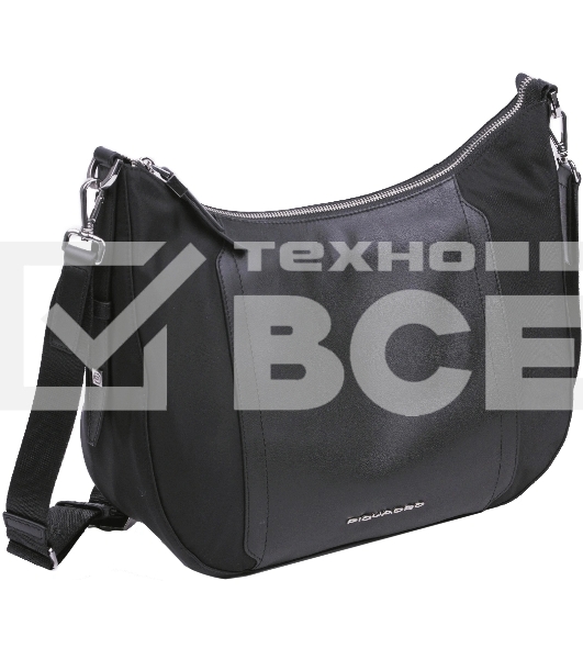 Сумка женская Piquadro Lyra BD6658W92T/N черный ткань/натур.кожа