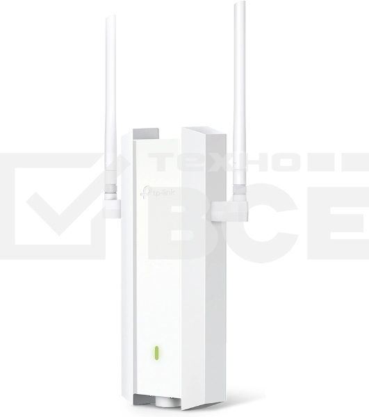 Двухдиапазонная точка доступа TP-Link EAP625-Outdoor HD, для улицы и помещений с поддержкой Wi-Fi 6 AX1800, 1 гиг. порт RJ45, 802.3af/at, Passive PoE (48 В, 0,5 А), IP67, 2 внешние антенны