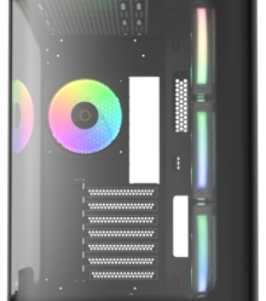 Компьютерный корпус Ocypus Iota C70 BK Curve ARGB Digital (Iota-C70-BKD400CD-GL)