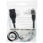 Переходник Cablexpert Переходник USB OTG, USB Type-C/USB 3.0F, пакет (A-OTG-CMAF3-01), фото6