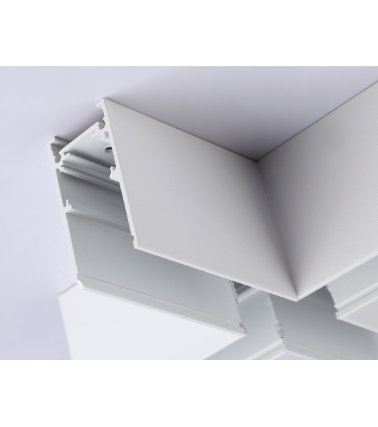 GL3375 WH белый коннектор X-образный для накладного шинопровода 170*170*53.7