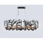Светильник Ambrella light LH31205/12 SN/SM сатин никель/дымчатый E14*12 max 40W 1000*340*270, фото6