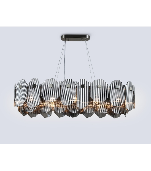 Светильник Ambrella light LH31205/12 SN/SM сатин никель/дымчатый E14*12 max 40W 1000*340*270