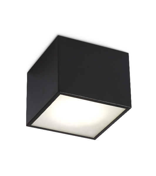 Светильник Ambrella light TN6532 BK черный IP44 GX53 100*100*80