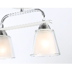 Светильник Ambrella light TR303229/2 WH/CH/CL/FR белый/хром/прозрачный/белый матовый E27*2 max 60W 340*120*250, фото5