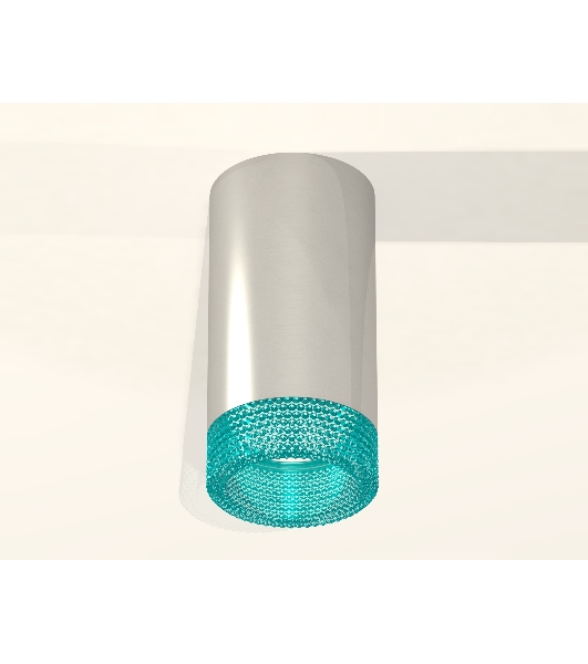 Светильник Ambrella Light XS6325021 PSL/BL серебро полированное/голубой MR16 GU5.3 (C6325, N6153)