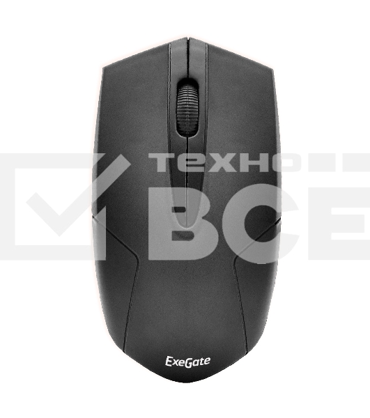 Мышь беспроводная ExeGate Professional Standard SR-9022 черный, 1200 dpi, радиоканал, USB, кнопки - 3