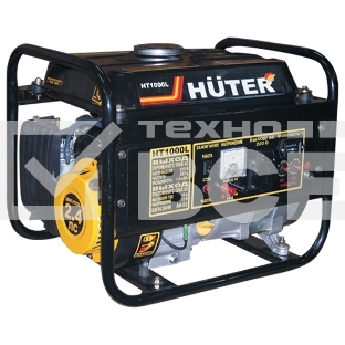 Электрогенератор бензиновый Huter HT1000L, 1.1 кВт, 65 дБ, 24.2 кг
