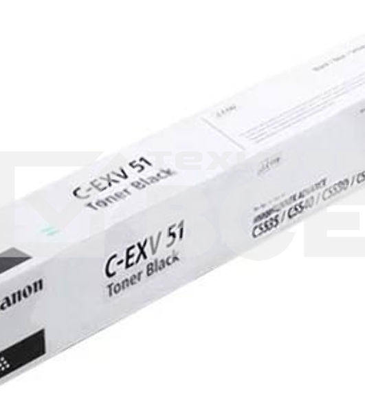 Картридж лазерный Canon C-EXV 51 черный (69 000 стр) для Canon imageRUNNER ADVANCE C5535/ C5535i/ C5540i/ C5550i/ C5560i