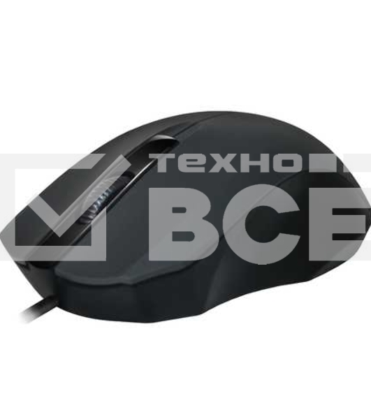 Мышь проводная Defender MM-310 черный, 1000 dpi, USB, кнопки - 3