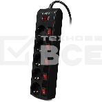 Сетевой фильтр Sven SF-05PL 3,0 м (5 розеток) черный , фото 1