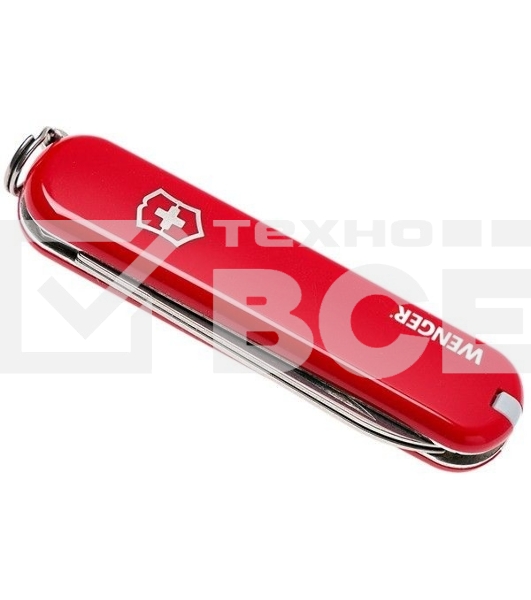 Нож перочинный Victorinox Wenger (0.6423.91) 65мм 7 функций красный карт.коробка