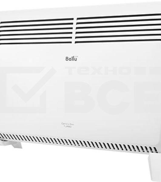 Конвектор Ballu Camino Eco Turbo BEC/EMT-2000 белый, 2000 Вт, 25 м2, термостат