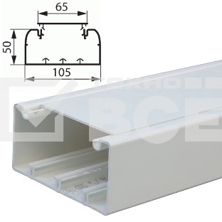 Кабель-канал 105х50 L2000 пластик Leg 010429