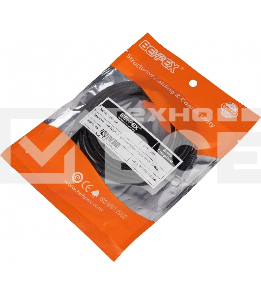 Кабель PD quick charge USB Type-C (m)-Lightning (m) 2м черный