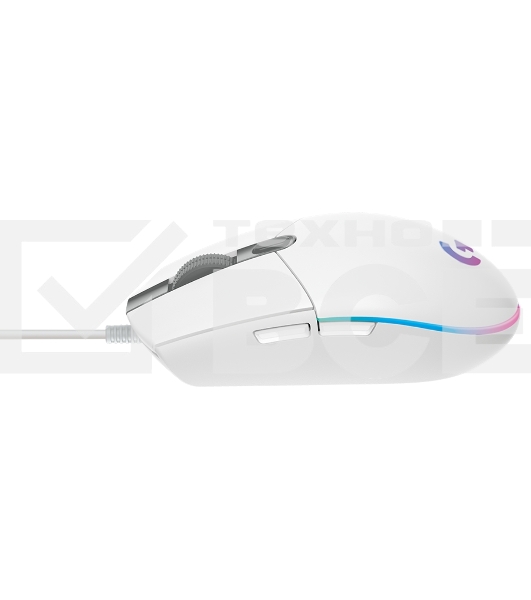 Мышь проводная Logitech G102 LIGHTSYNC белый, 8000 dpi, USB, кнопки - 6