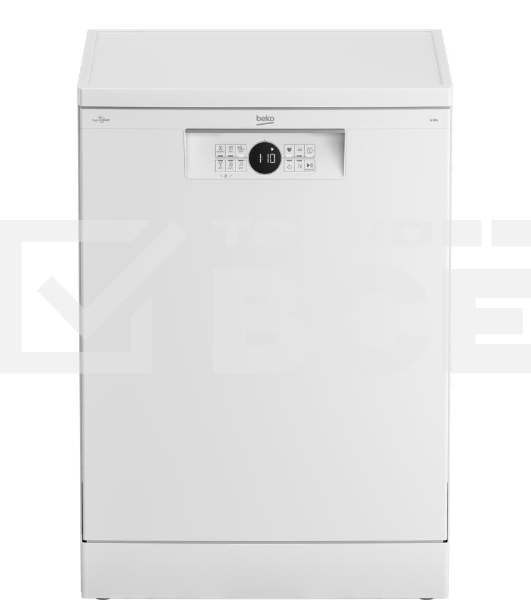 Посудомоечная машина Beko BDFN 26422 W отдельностоящая, белый