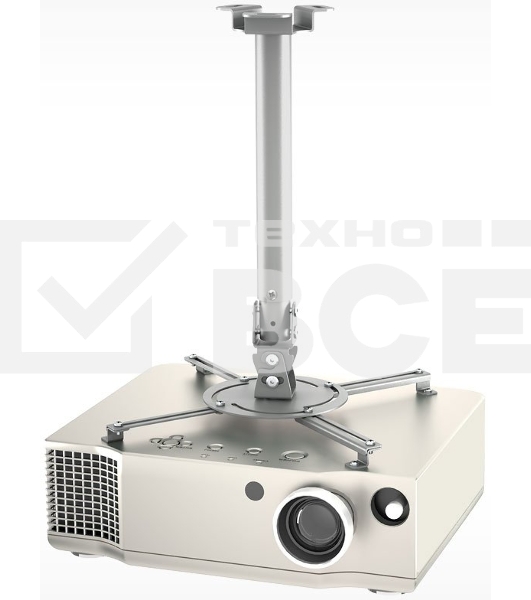 Кронштейн для проектора Holder PR-104-B черный макс.20кг потолочный поворот и наклон