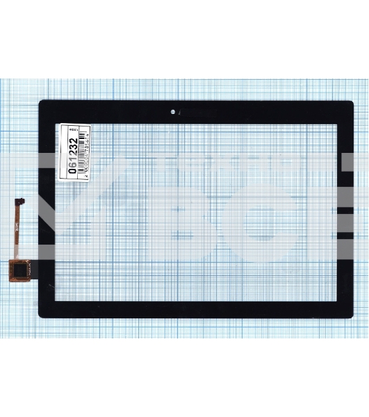 Сенсорное стекло (тачскрин) для Lenovo Tab 3 10 Business TB3-X70, черное