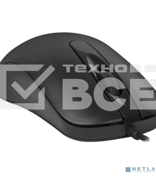 Мышь проводная Defender Classic MB-230 черный, 1600 dpi, USB, кнопки - 4
