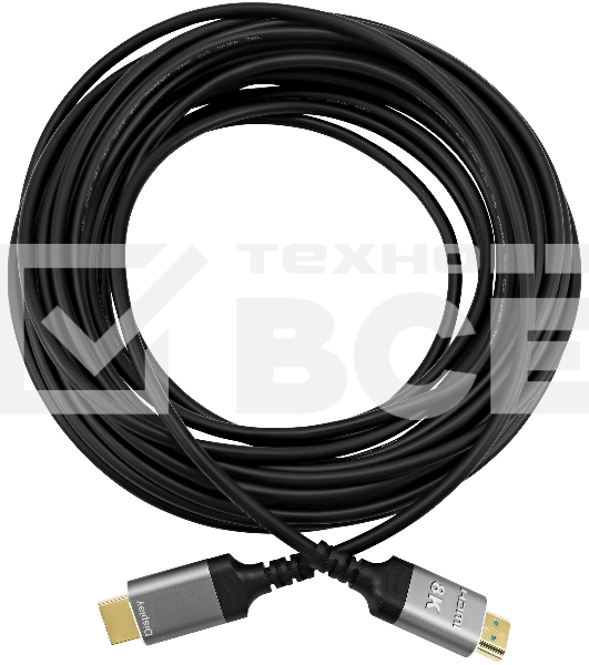 Кабель аудио-видео Digma HDMI (m)/HDMI (m) 10м. позолоч.конт. черный (HDMI-AOC2.1-10)